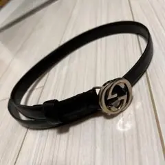 美品 GUCCIベルト GG インターロッキング