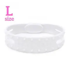 Bandel バンデル studs Bracelet ホワイトホワイト Ｌ