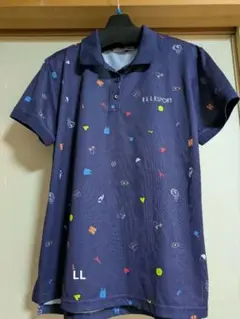ELLES SPORT ポロシャツ ネイビー
