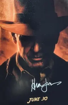 ハリソン・フォード直筆サイン入り超大型写真‥ Harrison Ford ハリソン フォード 直筆サイン PHOTO