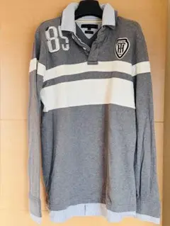 TOMMY HILFIGER グレー 長袖カットソー L