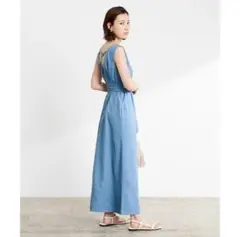 ユアーズ　ワンピース　ロング　麻混