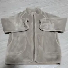無印良品⭐フリースジャケット 120 モカ