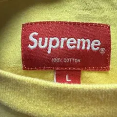 Supreme イエロー Tシャツ Lサイズ