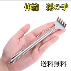 コンパクト 孫の手 伸縮 ステンレス いつでも取り出して使える 敬老の日