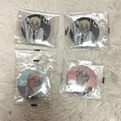 【 名探偵コナン 】 降谷零 安室透 バーボン 缶バッジ 缶バッジカバー ガチャ
