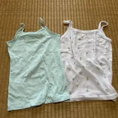 キャミソール　まとめ売り　 水色と白　UNIQLO 西松屋　100cm