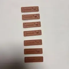Handmade タグセット ブラウン
