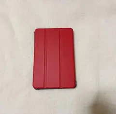 iPad アイパッド ケース 手帳型 レッド 18×12cm タブレットケース