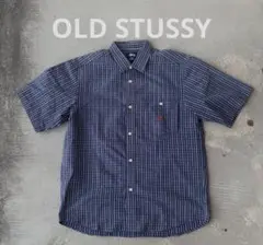 OLD STUSSY 90s〜 半袖 チェックシャツ