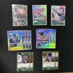 ワンピースカード　ゾロ　デッキパーツ　sr secなど