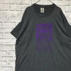 USA製90sヴィンテージTシャツ！シングルステッチ　グレー半袖古着2XL 28