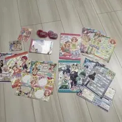 アイカツ　ジャンボカードダス　レターセット　便箋　メモ用紙セット