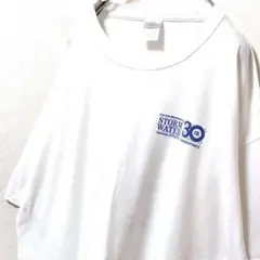 ポート&カンパニーストームウォーターサービスロゴ Tシャツホワイト白XL古着