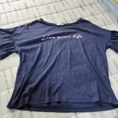 GLACIER 半袖Tシャツ ネイビーLサイズ