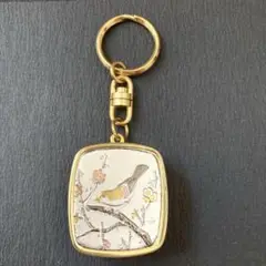 オルゴール　キーホルダー　昭和レトロ　SANKYO　サンキョー　日本うぐいす　梅