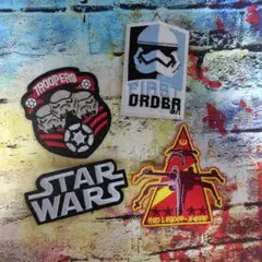 スターウォーズ トルーパー　軍　クローン　 アイロンワッペン　レッドリーダー