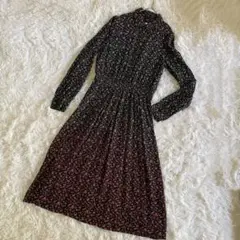 【美品】Idano（イダノ）花柄ロングワンピース サイズ1（S相当）