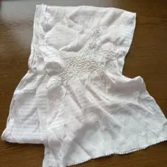 刺繍入り薄い桃色　帯揚げ