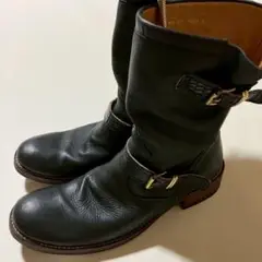 【drestrip】本革エンジニアブーツ ブラック Sサイズ実寸約27cm