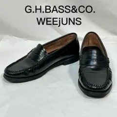 WEEJUNS G.H.BASS ペニーローファー レディース ブラック【37】