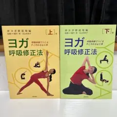 ヨガ呼吸修正法 呼吸体操でつくるすこやかな心と体 上巻と下巻レア本