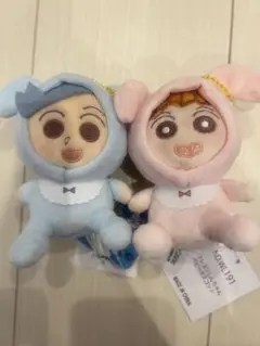 クレヨンしんちゃん 風間くんネネちゃんぬいぐるみマスコットセット