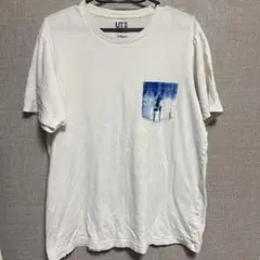 ユニクロ　UT ポケット付きTシャツ ミッキー　L