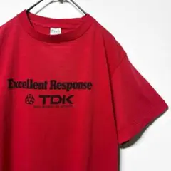 スペシャル! 70s USA製 TDK ビンテージ 染込み3段 CHED 企業T