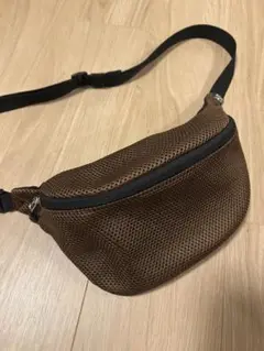 LAKOLE メッシュ ボディバッグ ブラウン