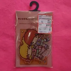 キキララ レトロ アクリルスタンドキーホルダー【未開封ですが傷あり】