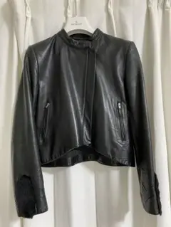 LEONARD WANG 定価17万 ライダースジャケット レザージャケット