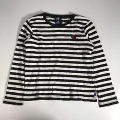子供服 130㎝ チャンピオン ロンT ボーダー ワンポイント F1A378
