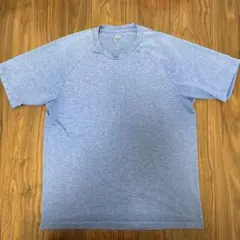 ユニクロTシャツ　青　XLサイズ