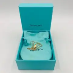 TIFFANY バイザヤード ネックレス K18YG ダイヤ Au750刻印