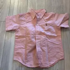 ラルフローレン　半袖シャツ 3T ピンク