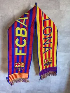 FCバルセロナ　スペイン　サッカー　応援　マフラー　BARCELONA　ラリーガ