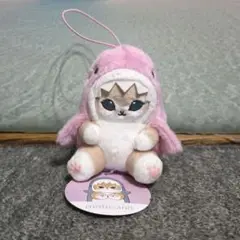 mofusand パステル サメにゃん マスコット ピンク