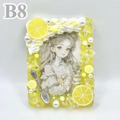 【1310】B8硬質ケース ホイップデコ レモンフロート 生クリーム ドリンク