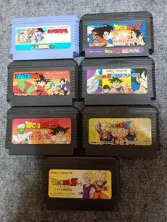 ファミコンまとめ売り！バンダイ　ドラゴンボール・3・Z・Ⅱ・Ⅲ・外伝　フルセット