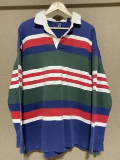 OLD GAP ラガーシャツ 紺タグ オールドギャップ 台湾製