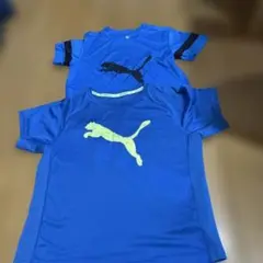 PUMA 青色 シャツ サイズ150 2点おまとめ