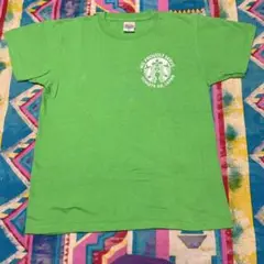 スターバックス スタバ Tシャツ グリーン 半袖 横田基地限定