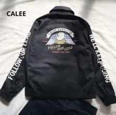 【美品】CALEE キャリー イーグルロゴ ドリズラージャケット M