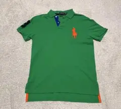 【人気】Polo Ralph Lauren グリーン ポロシャツ ビッグポニー