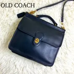 ♡美品♡ オールドコーチ ショルダーバッグ オールレザー チャーム 9927 黒