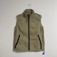 ARIBORN チェック柄カーキベスト