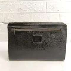 BURBERRYS レザー 黒 クラッチバッグ　上59