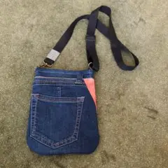 デニム スマホショルダーバッグ