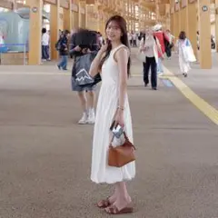 藤田みりあちゃん着用 バブルヘムワンピース